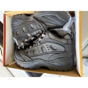 Yukon Maverick Mens Black/Brown Lace Up Mens Hiking Trail Boot Shoe Size 7